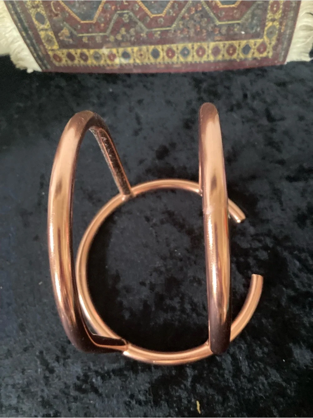 Copper Napkin Ring Holder - Home Dining Heavy Mail organizer